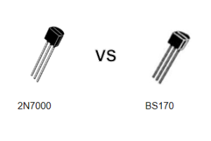 2N7000 לעומת BS170: השוואה בין שני MOSFES פופולרי N-CHANNEL