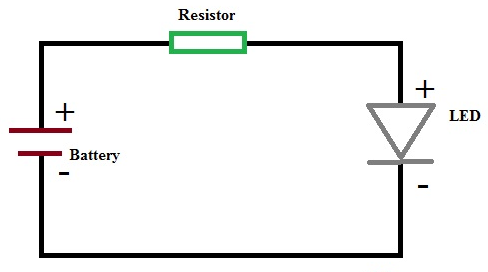 Figure 2: Circuit Diagram With Resistor